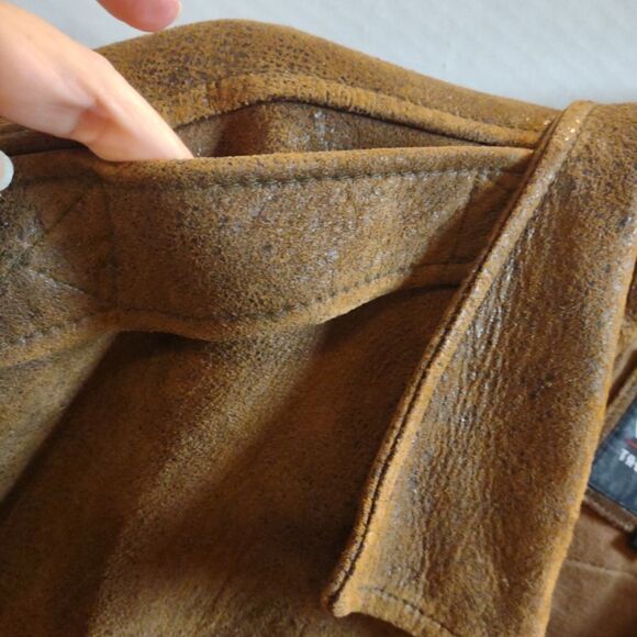 Men's Vintage Bomber Flight Jacket Size  Tall Large **Read** - Picture 8 of 12